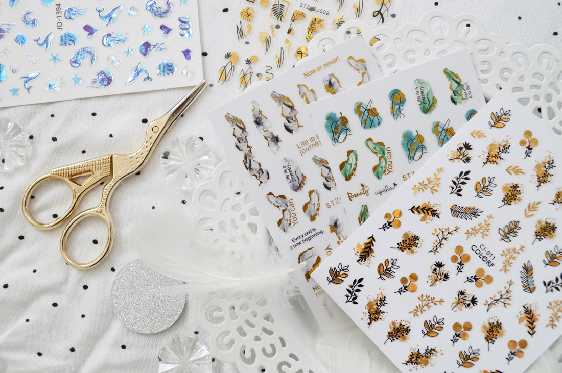 naklejki na paznokcie jak przykleić puderek.com.pl